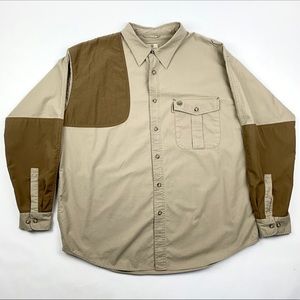 Beretta Mens Upland Canvas Overlay Shooting Shirt